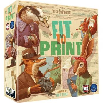 Juego de mesa Fit to Print en inglés