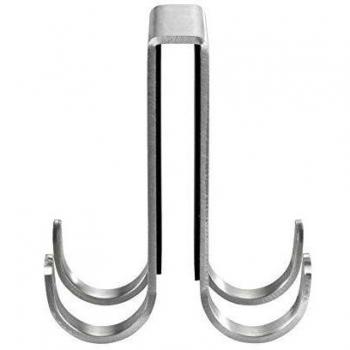 Wenko 23787100 Vieste Duo-Gancho Doble para Ducha con 4 Posibilidades para Colgar
