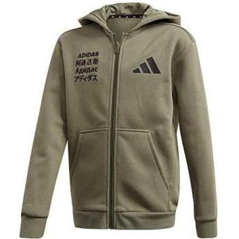 adidas JB A TP FZ HD Sudadera, Niños, verleg/Matama/Negro, 140