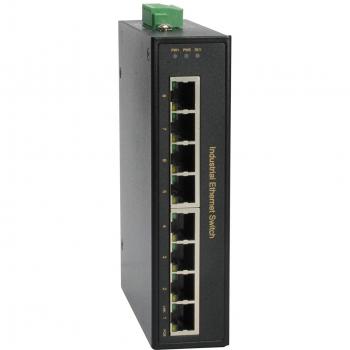 LevelOne IFP-0801 - 8-Port Fast Ethernet Switch with 4 PoE+ Outputs (126W)