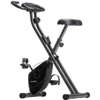 Skandika Foldaway X-1000 - Bicicleta estática fitness - 8 niveles de resistencia - máx.110 kg - plegable