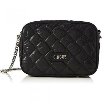 CINQUERenate Crossbag - Bolsa de Asa Superior Mujer
, color Negro, talla 21x15x7 cm