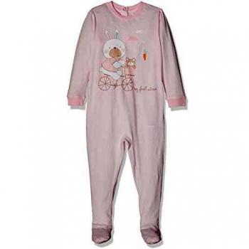 Chicco Tutina con Apertura Patello Mono Corto, Rosa