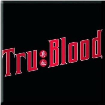 Imán de nevera True Blood con logo, tamaño único, rojo/negro