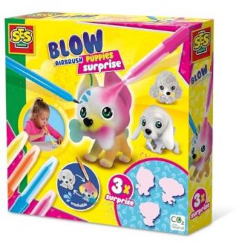 Aerógrafo de Soplar SES Creative® - Cachorros Sorpresa 3x