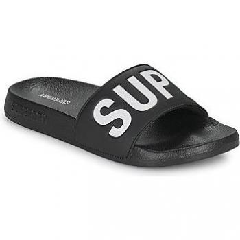 Chanclas Superdry Code Core Pool Slide para mujer en color negro