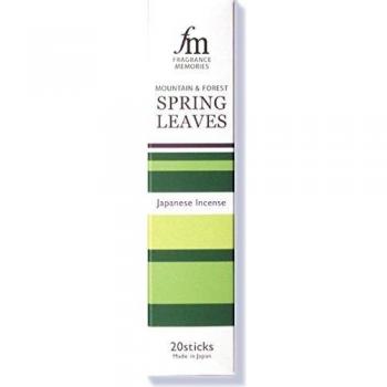 Nippon Kodo Fragrance Memories Spring Leaves Incense Sticks - Mountain & Forest Scent (20 Sticks)