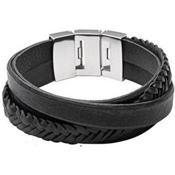 FOSSIL Joyas fósiles de cuero vintage casual JF02079040