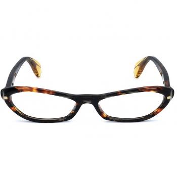 Montura de Gafas Recetadas para Mujer Alyson Magee AMO 017 BROWN YELLOW, Armazones Marrones, Lentes de 53 mm