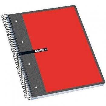 Enri 100430089 - Cuaderno microperforado, Cuadricula de 5 x 5, 160 hojas, Multicolor