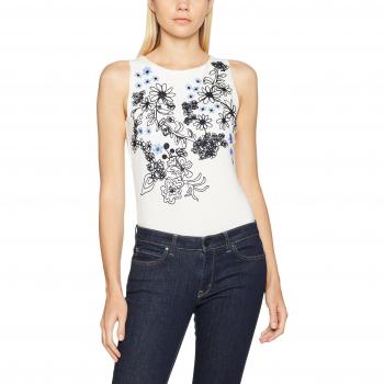 Mamatayoe Fulgora, Camiseta sin Mangas para Mujer, Blanco, XL