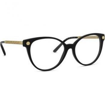 Versace VE3353 GB1 Women’s Eyeglasses Black Size 54 (Frame Only) - Blue Light Block Available