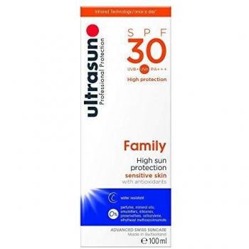 Ultrasun Family Protector Solar Para Piel Sensible SPF 30 - 100 ml.
