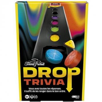 Juego de Mesa Electrónico Drop Trivia Hasbro - Para 2 o más jugadores, a partir de 13 años, duración de 15 minutos, con voz y sonidos