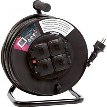 Faher - Extensible Construcción Con Tapa H05Vv-F 3G*2.5+Dss Ip20 40 M
