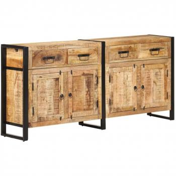 vidaXL Sideboard 172x35x80 cm Solid Mango Wood
