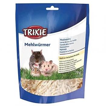 Trixie Seco Gusano de Harina para Pequeño Mamíferos - 70 g