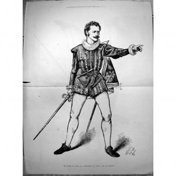 Impresión Antigua del Hacha Y de la Corona M. Stretch 1876 del St. Maur Courtenay Twixt de Sr. Harry