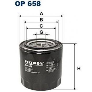 Filtron OP658 Bloque de Motor