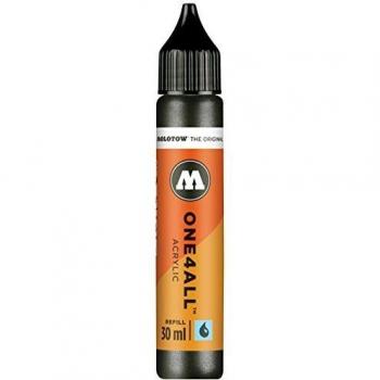 Tinta Acrílica Metalizada Negra Molotow One4All 30 ml