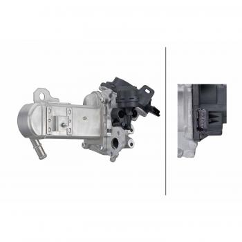 Módulo EGR Eléctrico HELLA 6NU 358 167-071 - 12V, 5 Polos, con Radiador y Juntas