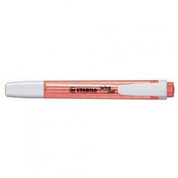 Stabilo resaltador único colores Swing Cool, color rojo