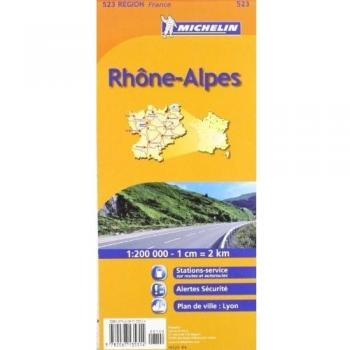 Mapa Regional Rhône-Alps: No. 523