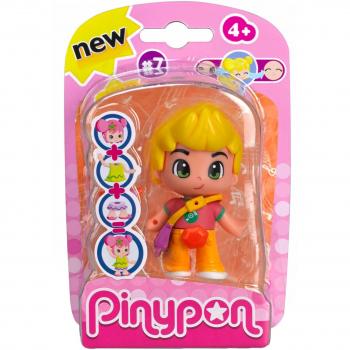 Pinypon Muñeca, Figuras Serie 7, niña pelo rubio