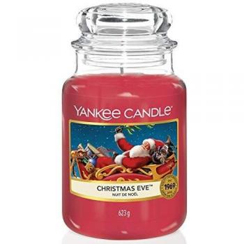 Yankee Candle Vela en un Vaso Doze, la víspera de Navidad, Rojo, Frasco Grande