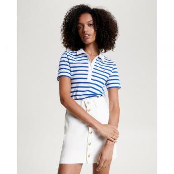 Tommy Hilfiger Polo Manga Corta 1985 Slim Pique Stripe