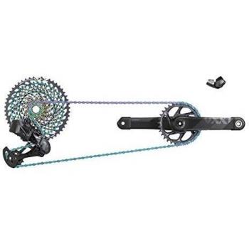 Sram Grupo Xx1 Eagle Axs Biela, 175 mm, Corona 34 Dientes, 12 velocidades Dub Boost Unisex Adulto, Multicolor, Talla Única