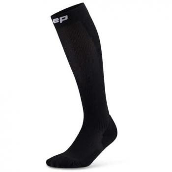 CEP Women's Core 5.0 Tall Compression Running Socks for Optimal Blood Circulation and Fast Recovery, Black