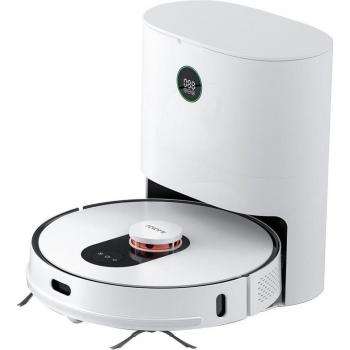 ROIDMI Eve Plus Robot Vacuum Cleaner with Intelligent Dust Collector, White