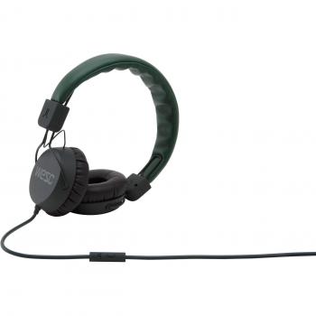 WeSC Piston Street - Auriculares de diadema cerrados para iPhone, iPod y dispositivos MP3, Kombu Green