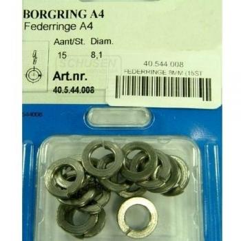 Muelle anillos 8 mm (15st)