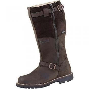Meindl Kiruna GTX Men's Waterproof Leather Boots, Mahogany, Size 7.5