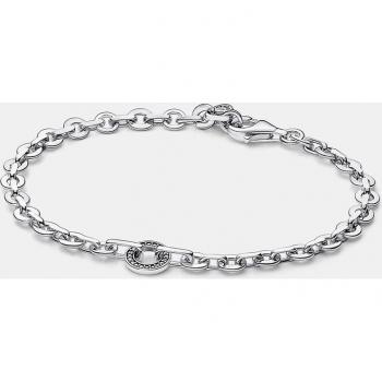 Pulsera Pandora Signature cadena gruesa pavé - 592777C01