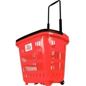 Araven 949752 Cesta con Ruedas, Desconocido, Multicolor, 35.299999999999997x46.5x40.4 cm
