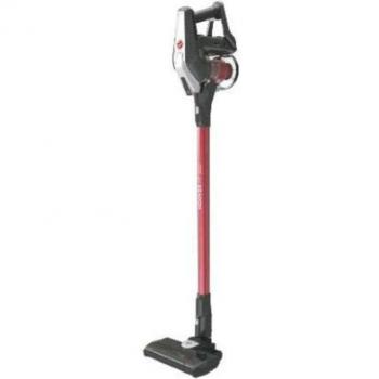 Hoover HF322TH 011 Aspiradora Escoba a Batería en Seco 240W 0,7L Titanio, funcionamiento inalámbrico, 22 V, tiempo de funcionamiento máximo 40 min, color Rojo/