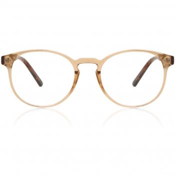 Gafas Anti-Azules Oval Montuta Completa Plástico Marrón Armazones para Hombre - SmartBuy Collection