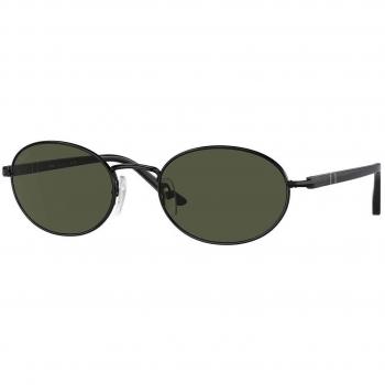 Persol PO1018S IDA 107831 Unisex Round Sunglasses Black 52mm
