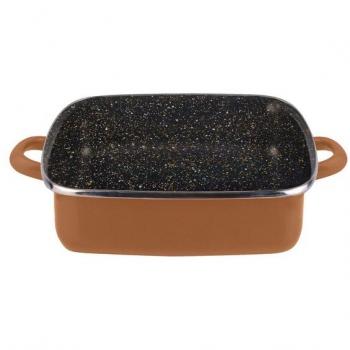 MAGEFESA COPPER TARTERA CUADRADA 27 SIN TAPA DE VIDRIO