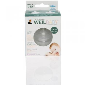 Weil Baby Silicone Y-Cut Nipple, Twin Pack