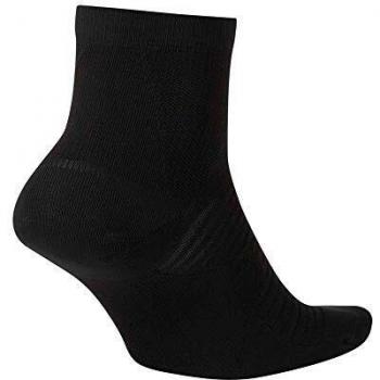 NIKE U NK Spark LTWT Ankle Socks, Unisex Adulto, Black/Reflective, 10