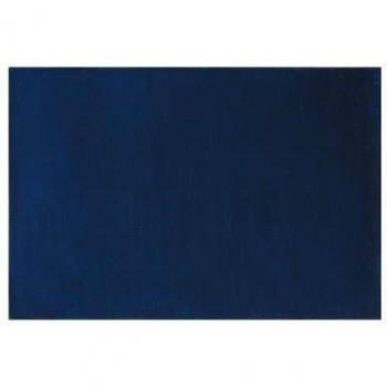 Alfombra de Viscosa Azul Marino 140 x 200 cm Pelo Corto Moderna Gesi II