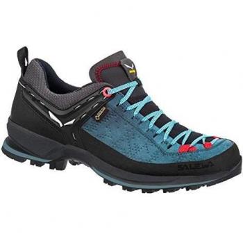 Salewa Women's MTN Trainer 2 GORE-TEX® Hiking Shoes - Dark Denim/Fluo Coral