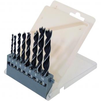 Smartool – Juego de 8 brocas para madera ø3 – 10 mm