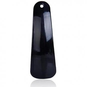 SODIAL(R) 4.7 pulgadas calzador levantador plastico antideslizante negro Robusto Flexible