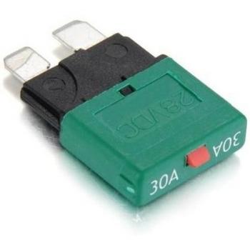 TOOGOO(R) tapon fusible de cuchilla fusible restablecimiento manual para el coche auto 28V tendencia 3x2x0,5cm