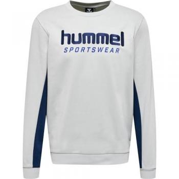 Hummel Wesley Men's Sweatshirt - White/Grey/Habor Mist - 2XL